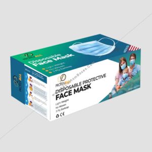 custom printed facemask packaging boxes