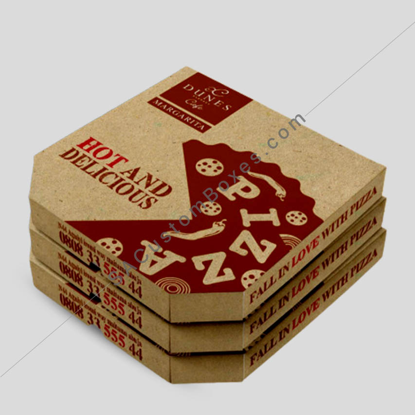 Cutom made branded pizza boxes